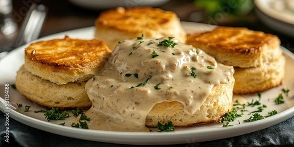 Obraz biscuits and gravy -