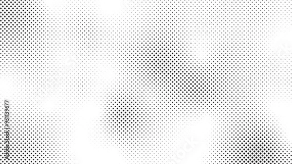 Fototapeta Circle Halftone Vector Art, Icons, and Graphics Elements.
