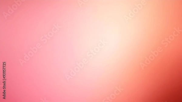 Obraz A soft gradient background in warm pink tones.