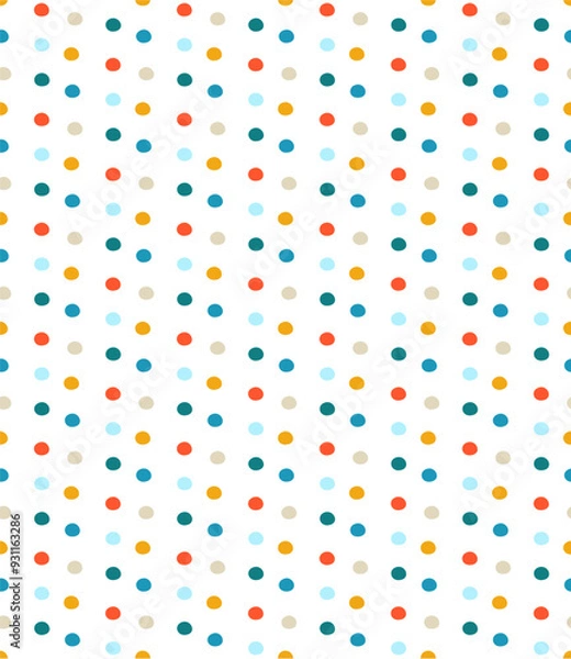 Obraz seamless polka dots pattern