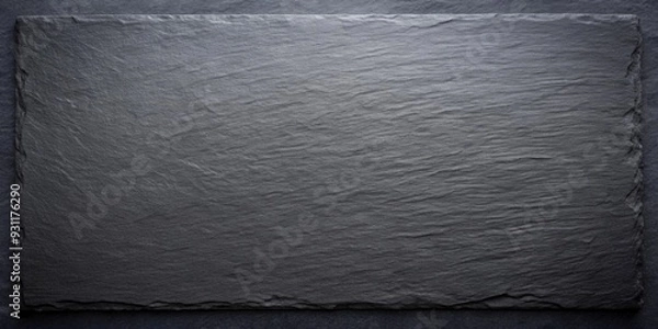 Fototapeta Dark grey black slate background or texture, slate, black, dark, grey, marble, stone, texture, rough, natural, backdrop