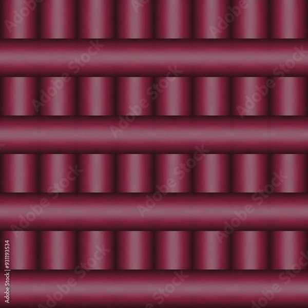 Fototapeta Effect draw red and white stripes background. Seamless pattern for card, textile, shirt, sheet.