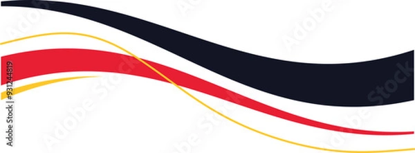 Obraz Business Wave Border