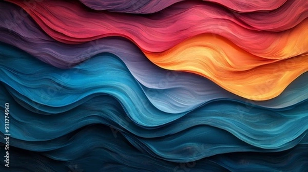 Fototapeta abstract neon retro synthwave background