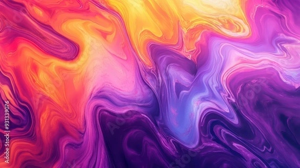 Fototapeta A vibrant abstract swirl of colors blending in a fluid, artistic manner.