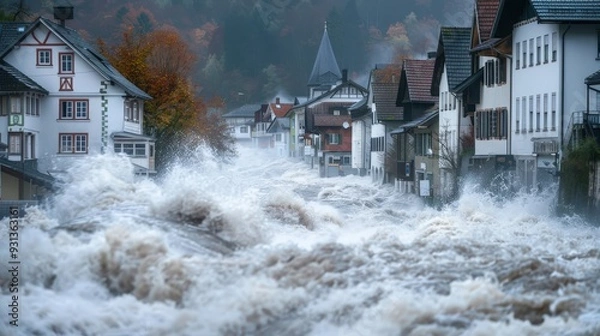 Fototapeta Energy resilience measures prepare communities and infrastructure to withstand and recover from energy-related emergencies and disasters