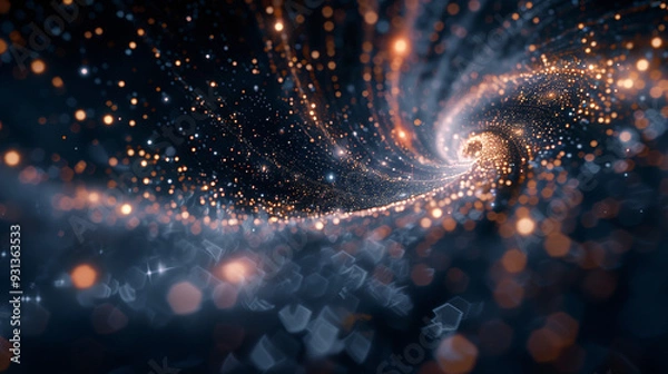 Fototapeta Abstract Particle Effects for Adobe After Effects