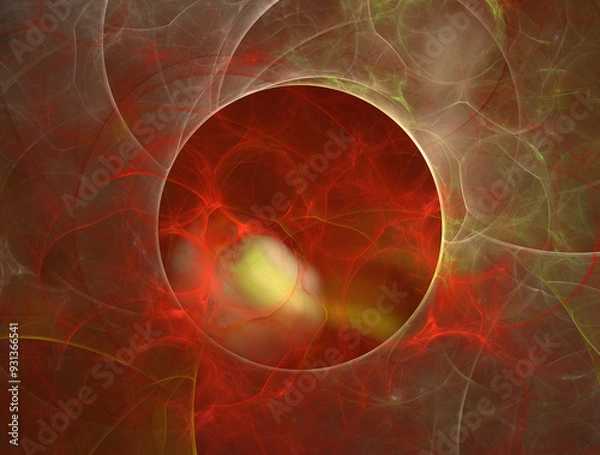 Obraz Imaginatory fractal abstract background Image
