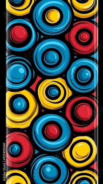 Fototapeta Abstract Colorful Circle Pattern