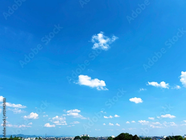 Fototapeta 爽やかな青空が広がる風景