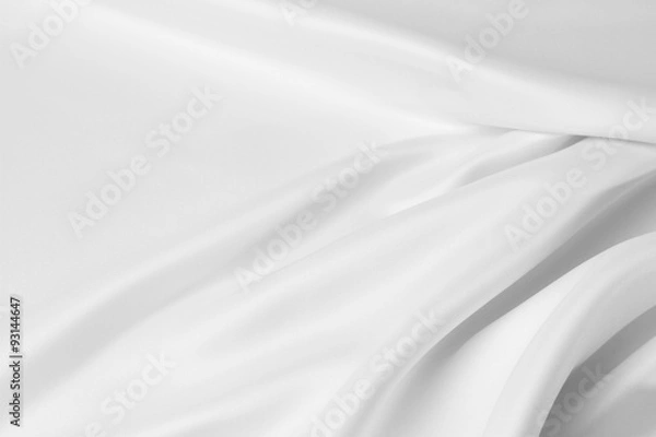 Fototapeta White silk