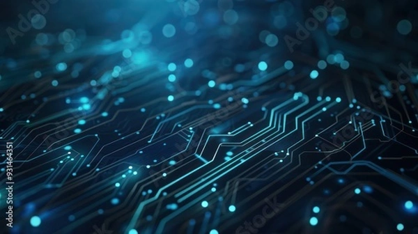 Fototapeta Abstract Circuit Board Pattern