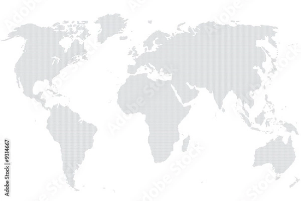 Obraz Weltkarte, world map