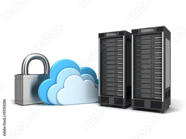 Obraz 2 verschlüsselte Server in der Cloud