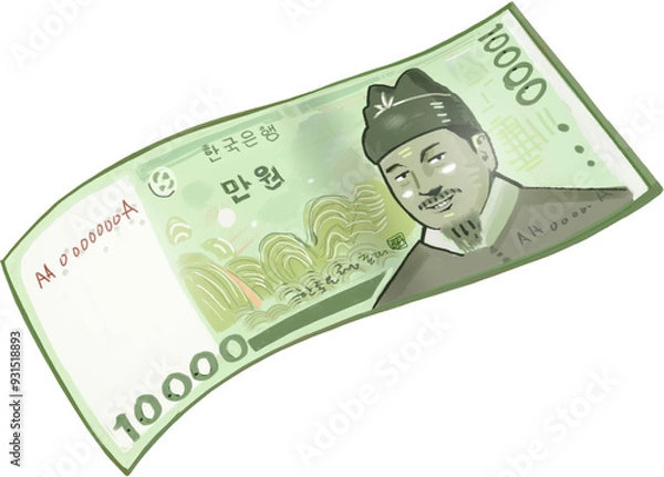 Obraz 만원 지폐