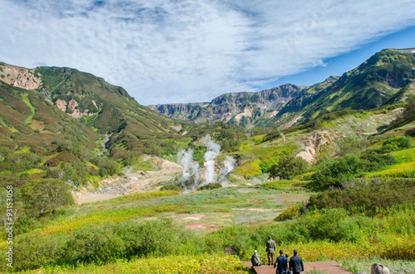 Obraz Путешествие в долину гейзеров. камчатка