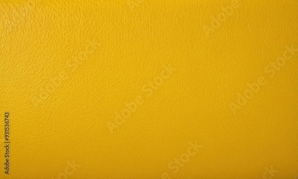 Fototapeta Yellow leather surface texture background. Generative AI