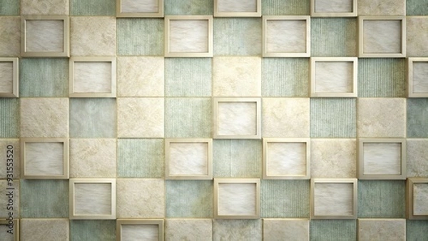 Fototapeta Square serenity textured wallpaper bringing depth and elegance to any space, serenity, textured, wallpaper, depth, elegance