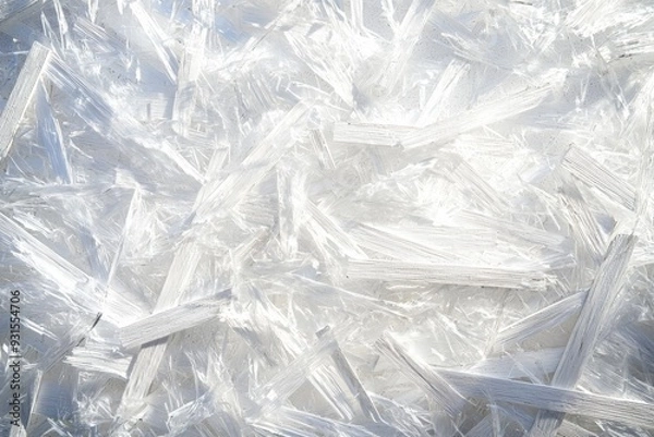 Fototapeta Abstract background of white plywood texture created with generative AI