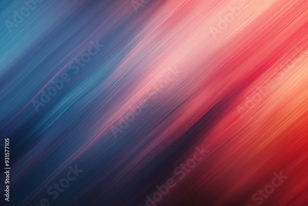 Fototapeta A smooth, fluid gradient background with a seamless transition between colors, blending effortlessly from soft pastels to rich, deep hues. The gradient flows diagonally, creating a calming and etherea