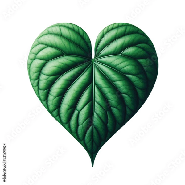 Obraz Close green leaves vector