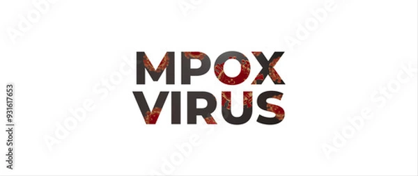 Fototapeta mpox virus 