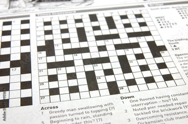 Obraz crossword puzzle
