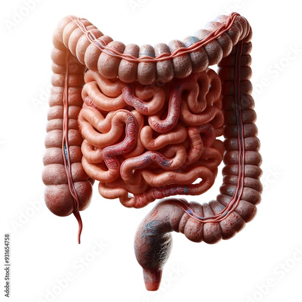 Obraz a human large intestine