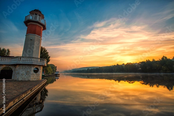 Fototapeta Рассвет на реке