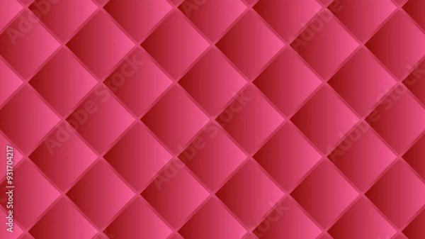 Fototapeta Abstract red geometric textile texture gradient background.  red texture background with a Textile red gradient pattern background. red background