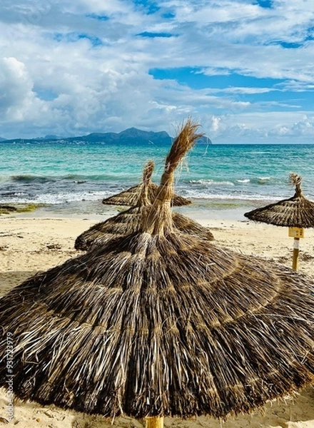 Obraz beach hut on the beach