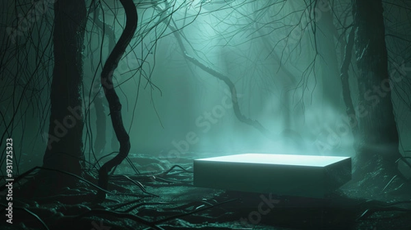 Fototapeta Minimalist Empty Podium for Product Presentation