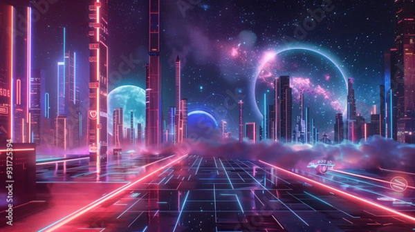 Fototapeta Minimalist Empty Podium for Product Presentation