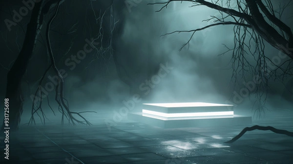 Fototapeta Minimalist Product Display Podium