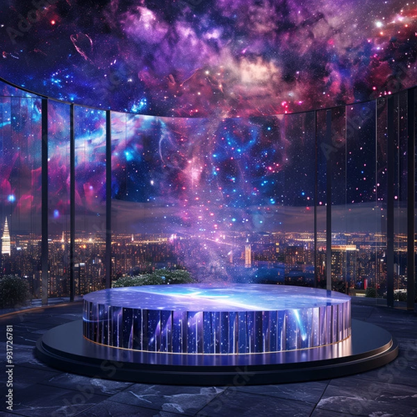 Fototapeta Minimalist Product Display Podium