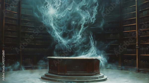 Fototapeta Minimalist Empty Podium for Product Presentation