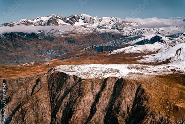 Obraz landscape with snow la grave