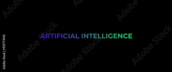 Fototapeta Artificial intelligence concept