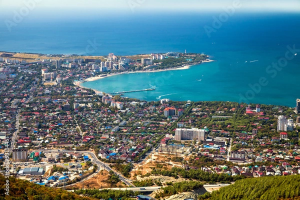 Obraz Вид на город Геленджик и Геленджикскую бухту. Краснодарский край. Россия