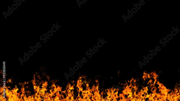 Obraz 炎の枠の背景画像