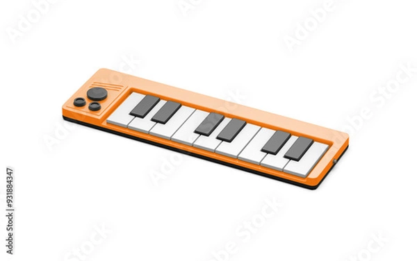 Obraz Mini Piano Keyboard 3d Rendering