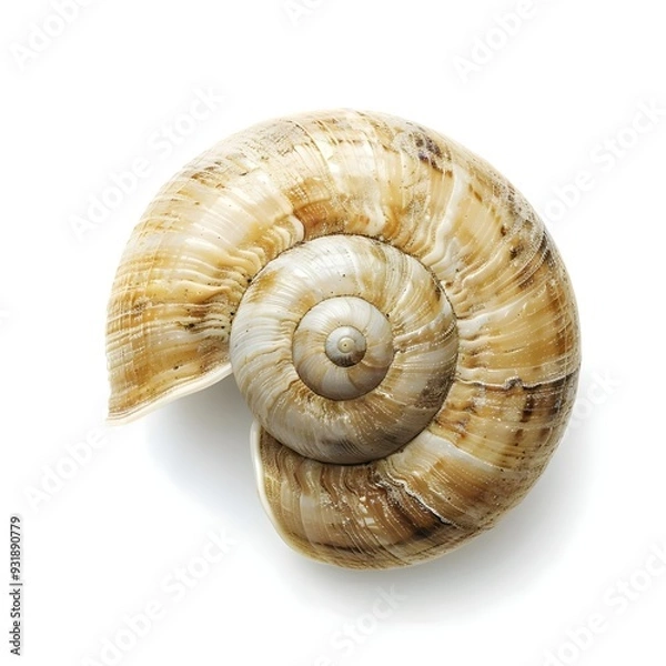 Fototapeta shell isolated on white background