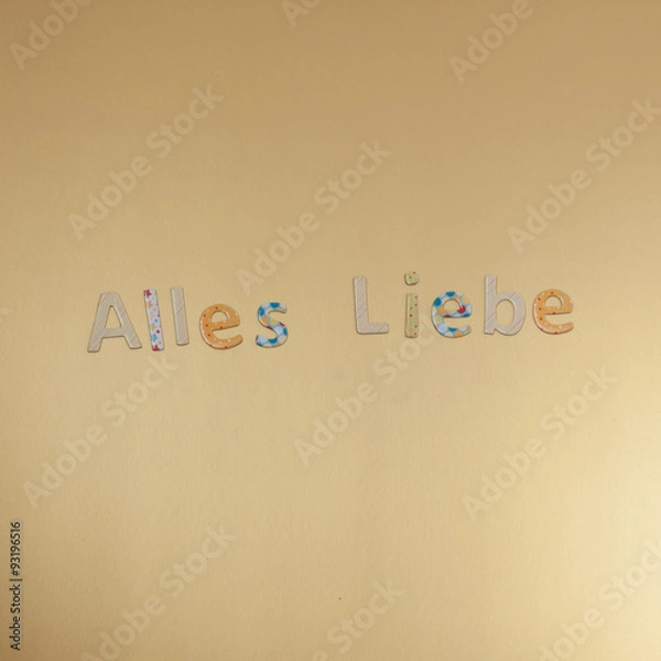 Fototapeta Alles Liebe