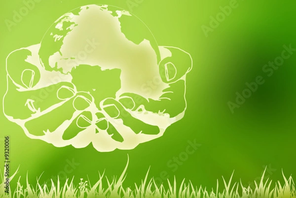 Fototapeta preserver monde bio