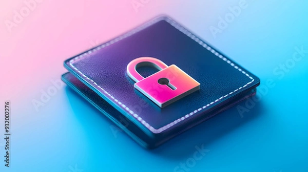 Fototapeta Digital wallet and online personal financial information concept, online financial transactions, digital money exchange, data and information on cloud commercial.