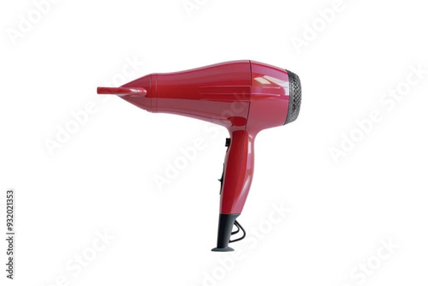 Obraz Stylish hair dryer design Isolated On Transparent Background