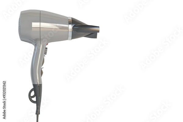 Obraz High-powered hair dryer model Isolated On Transparent Background
