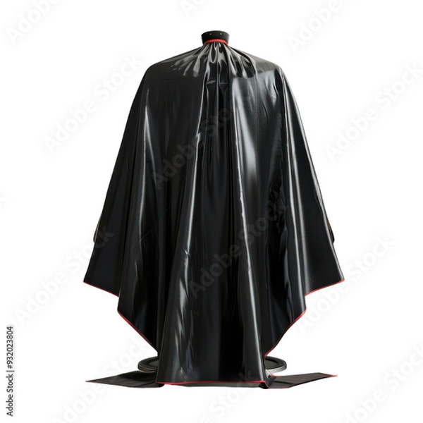 Obraz Barber cape with viewing window Isolated On Transparent Background