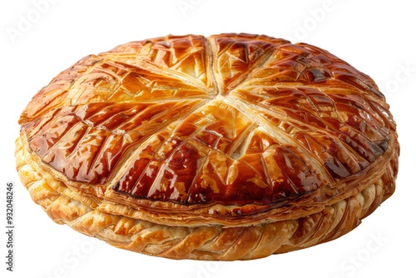 Obraz Galette des Rois Delight Isolated On Transparent Background