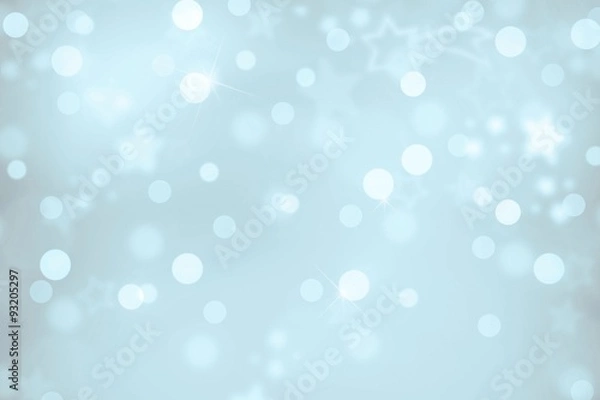 Obraz bläulich-silber schimmernder Weihnachts- bzw. Winterzeithintergund